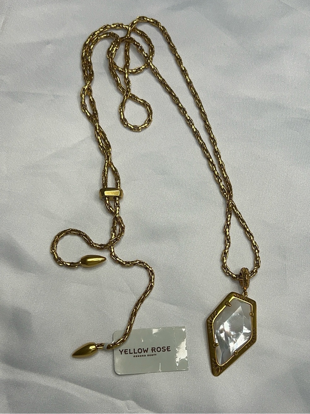Kendra Scott/Yellow Rose - Tessa Necklace NWT - Picture 8 of 10